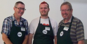 BFM Thrift Store Staff (l to r): Manager Kevin Smith, Jon Steeves and Norm Murray