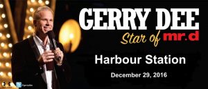 Gerry Dee at Saint John's Harbour Station on December 29th, 2016.
