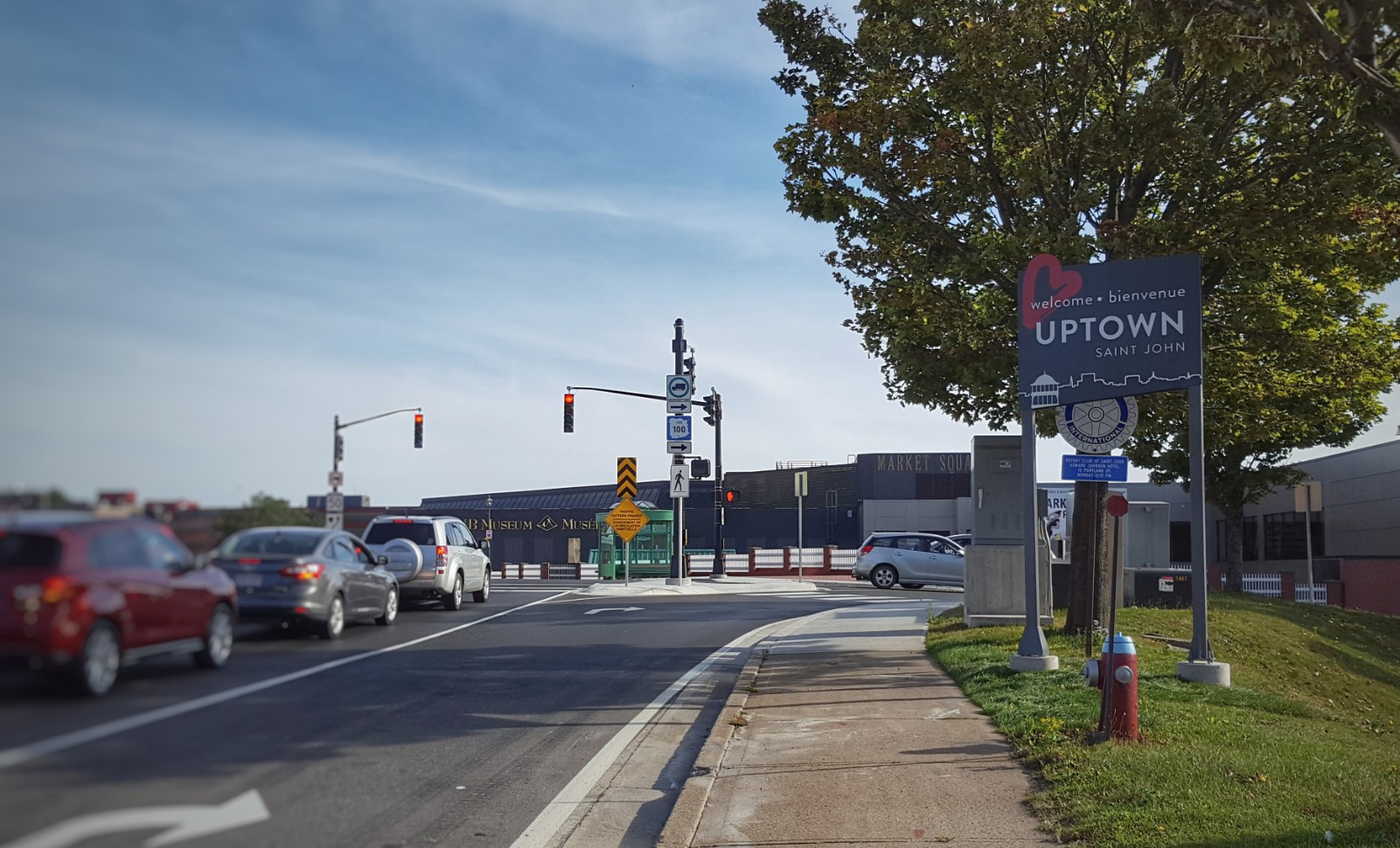 New Gateway Signs Welcome Folks Uptown