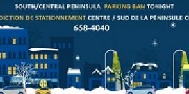 Temporary Overnight Parking Ban Declared For The South/Central Peninsula
