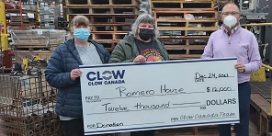 Clow Canada Donates $12000.00 To Romero House