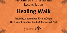 Community Invited To Participate In A Healing Walk For National Day For Truth and Reconciliation