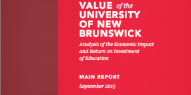UNB Study Shows $1.2 billion Impact on Provincial Economy