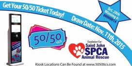 Saint John SPCA Animal Rescue 50/50 Tickets for Sale