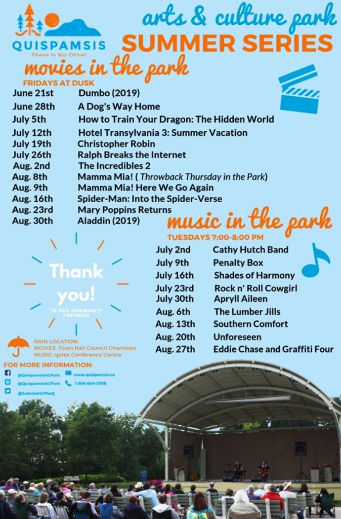Quispamsis Arts and Culture Park Summer