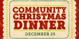 9th Annual Free Community Christmas Dinner at the Golden Jubilee Hall Seniors’ Centre, Sussex
